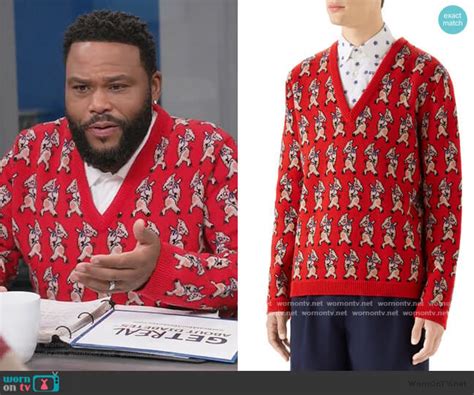 anthony anderson gucci sweater blackish|More.